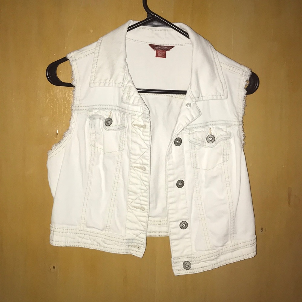 White Jean jacket